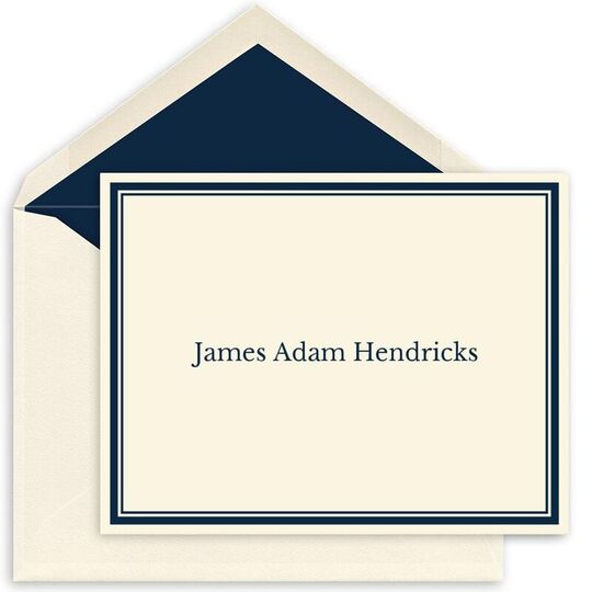 Simple Frame Folded Note Cards